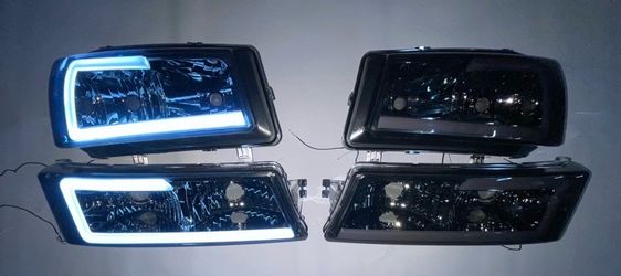 Led drl headlights for 03-06 Chevy Silverado all colors