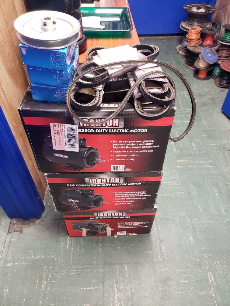 Ironton 2hp Compressor Motor
