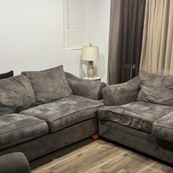 Gray 2 Piece Sofa Set