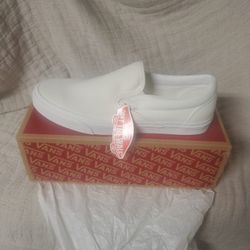New Vans Classics White Slip On 