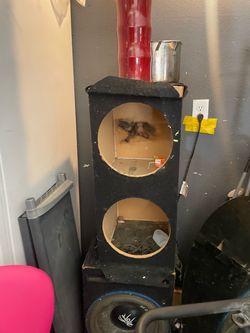 Dual 12" Empty Subwoofer Box