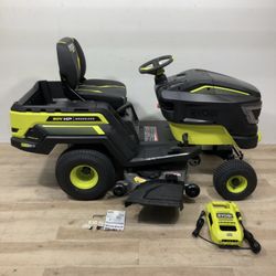 Ryobi 46" T46Li 80V Battery Electric Riding Lawn Mower Tractor