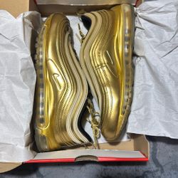 Nike Air Max 97 Gold Metallic 