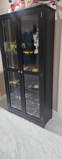Black Glass Door Display ,vitrina