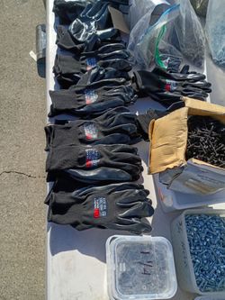 Guantes .  Sáez XL $1 el par