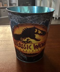 Jurassic Park World Dominion AMC Theater Exclusive Jumbo Popcorn Tin Bucket