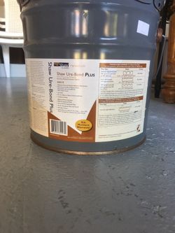 Shaw 350 adhesive glue for hardwood 2 Buckets total of 8 gallons