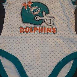 Miami Dolphins Girls Crapper Outfit