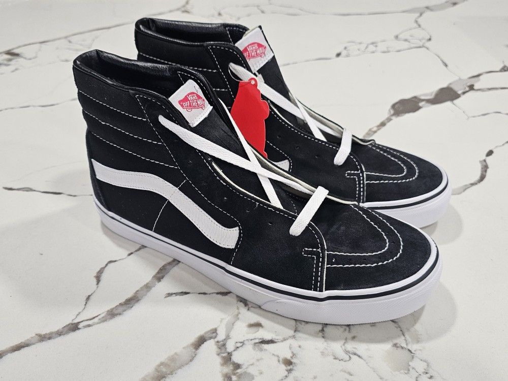 Vans SK8 Hi Black White Classic Size 11.5 US Men's Skate