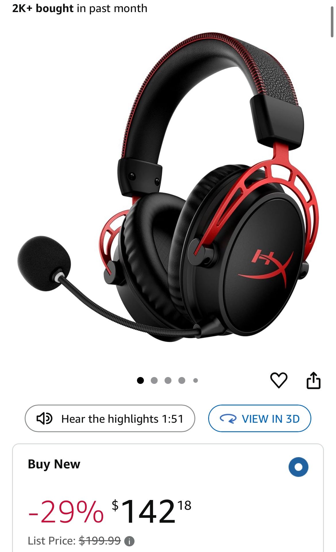 HyperX Alpha Wireless Headset