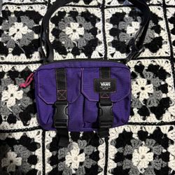 Purple Vans crossbody bag