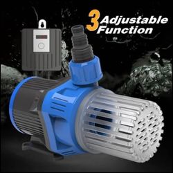 NEZO Variable Water Pump, Aquariums Ultra Quiet Circulation Amphibious Pump for Aquarium, Fish Tank,