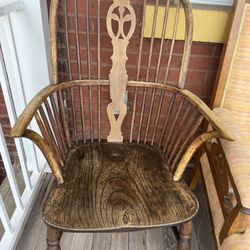 Antique Oak Armchair