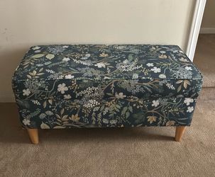 Floral Storage Bench
