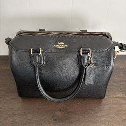 Black Coach Mini Bennet Crossbody Purse