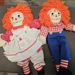 Raggedy Ann and Andy Dolls
