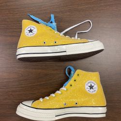 J. W. Anderson X Converse Chuck Taylor 70 All-Star Hi Glitter Pack - Cherry Sulphur Men’s Size 11.5/ Women’s Size 13.5