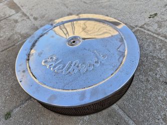 Edelbrock Air Cleaner Classic Vintage Antique Car Truck Hotrod Custom
