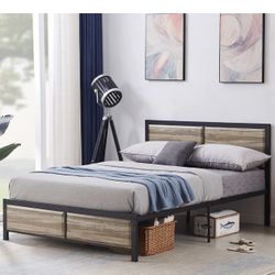 3 Brand New Bed Headboard With Bed Frame