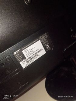 ASER PC  flat screen LCD Monitor