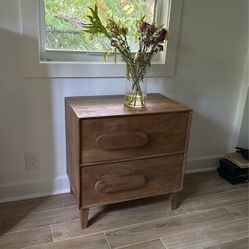 Solid Wood Boho, Contemporary boho, Style Nightstand/ dresser/ Side Table For 