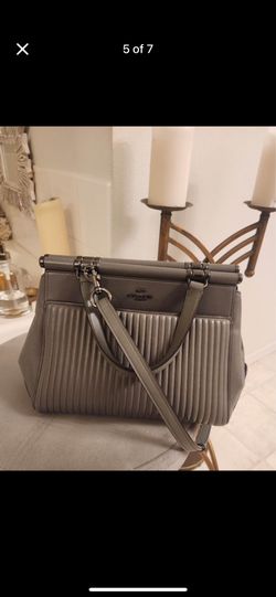Coach Purse DK Heather Grey 