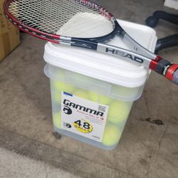 Head Tennis  Racket  & Tennis Balls