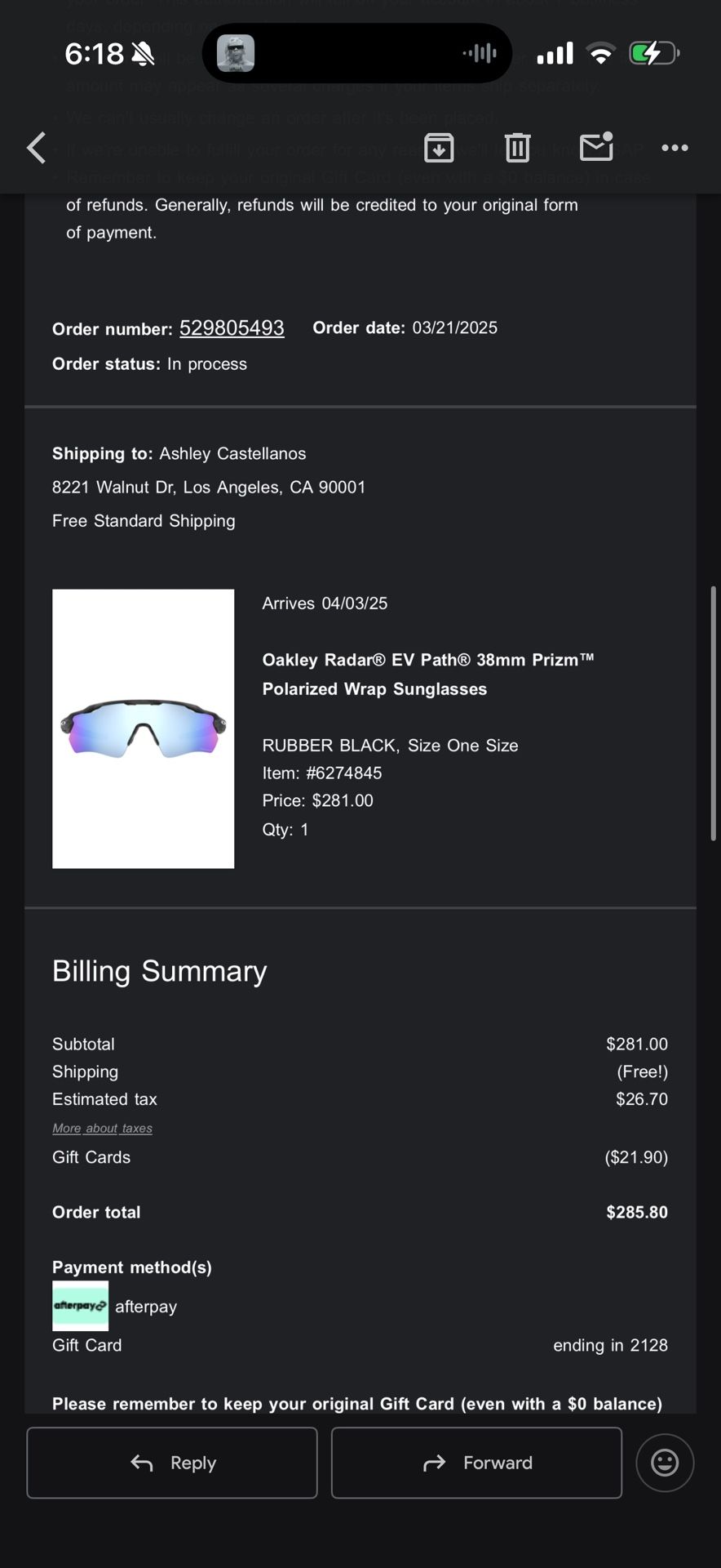 Oakley Radar EV Path 38mm Prizm Polarized Wrap Sunglasses