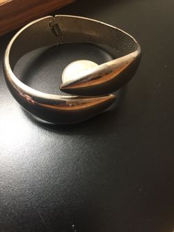 Silvertone Wrap Bracelet