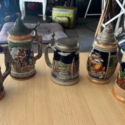 Antique And Vintage Beer Steins