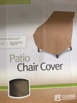 Patio chair cover