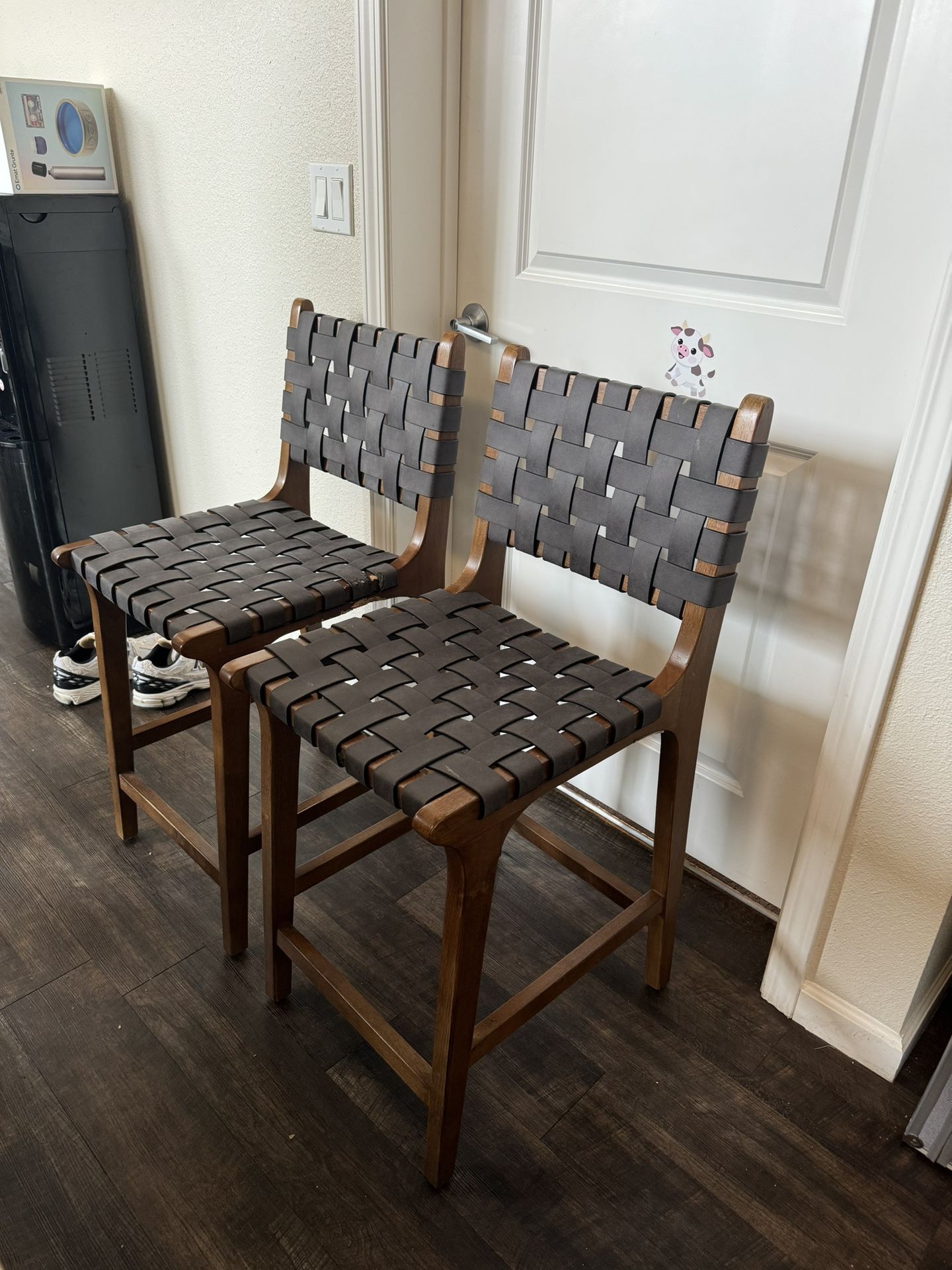 Wooden Counter Stools Set Of 2
