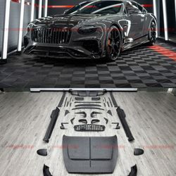 Bentley continental GT MANSORY carbon body kit front spoiler rear spoiler side hood rear wing mirror housing exhaust wheel