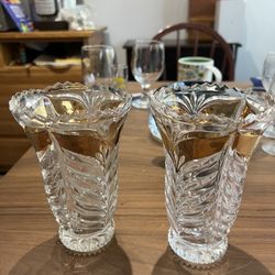 2 Crystal Vase