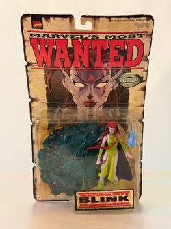 1998 Marvel's Most Wanted, Blink X-Men Action Figure - Marvel Collector Editions