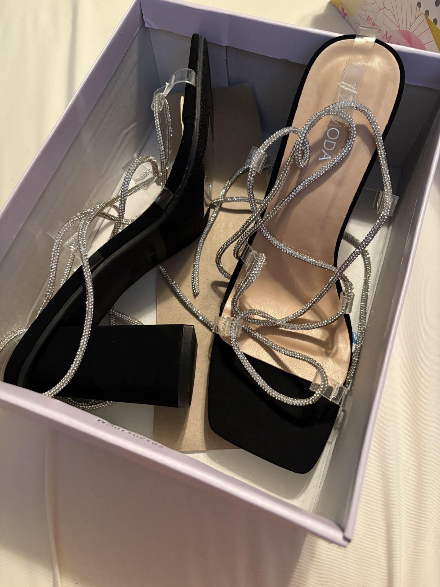 Size 7.5 Rhinestone Heels