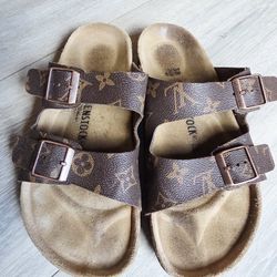 LV Birkenstock Sandles 