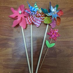 Colorful Pinwheels