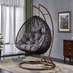 Double Seater Egg Swing Chair - Free Delivery ✅ Hanging Egg Chair 