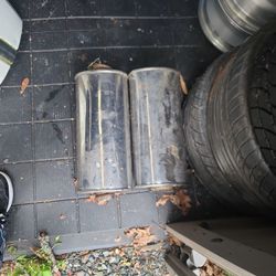 Two RACING BEAT  RX7 Universal pre-silencers (Be Used On Other Cars)