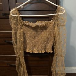 Small Brown Blouse