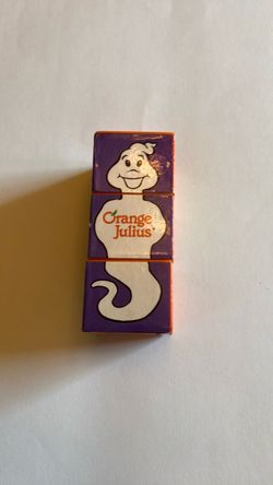 Vintage Orange Julius Puzzle cube