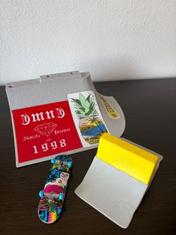 RIPNDIP Psychedelic Fingerboard Mini Skateboard