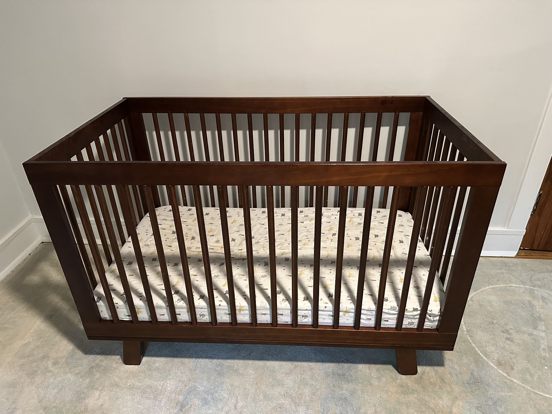 Hudson 3-in-1 Convertible Crib with Toddler Rail