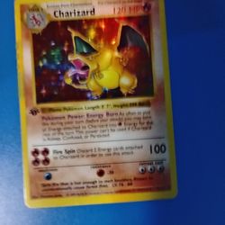 First Edition First Set Charizard Nice Don't Miss Out On This