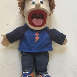 Silly Puppets Tommy Peach Boy 14 Hand Puppet Brand 
