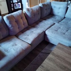 Light Gray Sectional Couch