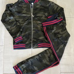 American Stitch Complete Camo Tracksuit-Women's-New Without Tags 