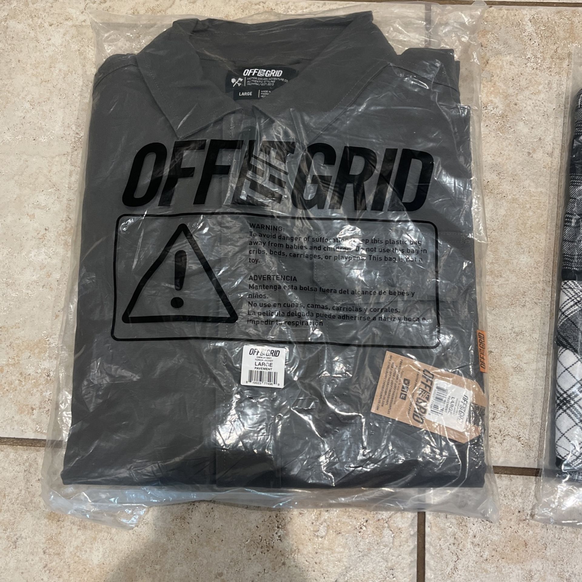 Men’s Off The Grid Jacket - Charcoal (Lg)