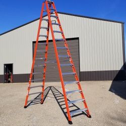 Louisville 14 Ft Double sided Twin Step Ladder 